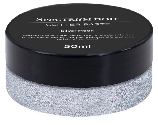 Spectrum Noir - Glitter Paste "Silver Moon" 50ml