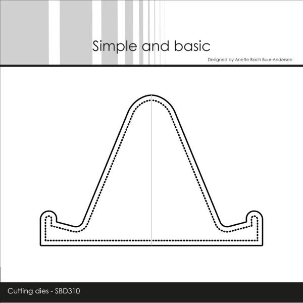 Simple and Basic - Stanzschablone 11x7,45 cm "Card Holder" Dies