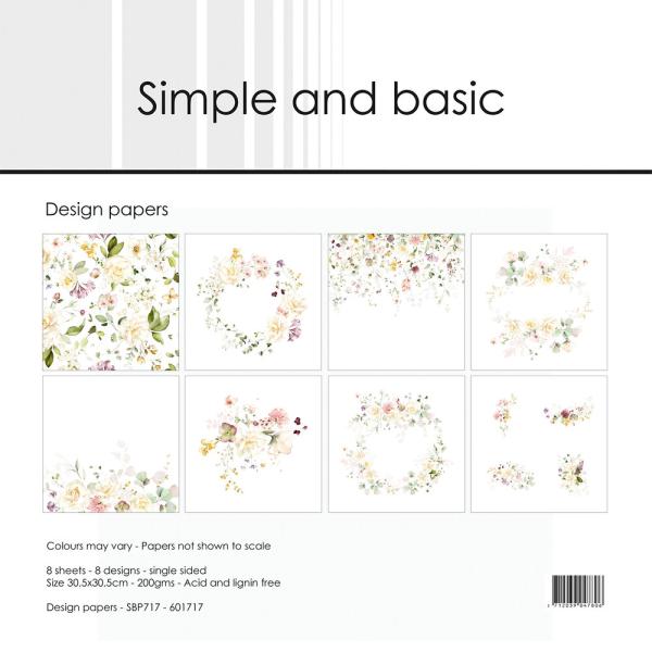 Simple and Basic - Designpapier "Spring Feelings" Paper Pack 12x12 Inch - 8 Bogen 