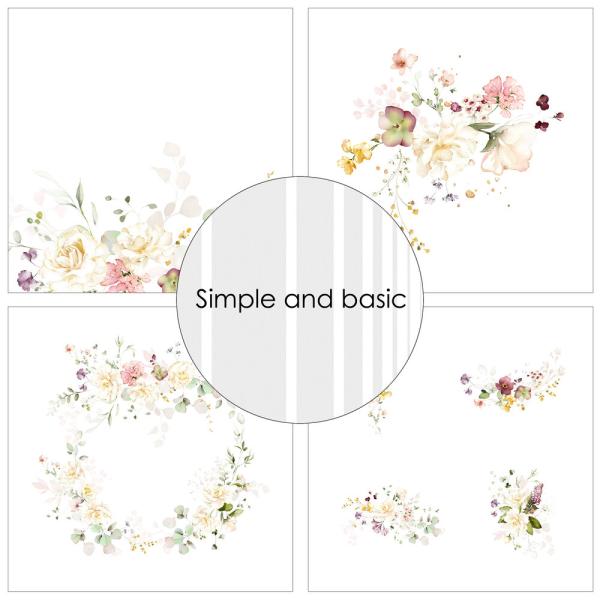 Simple and Basic - Designpapier "Spring Feelings" Paper Pack 12x12 Inch - 8 Bogen 