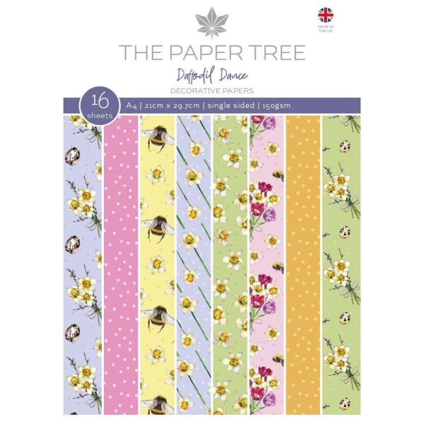 The Paper Tree - Designpapier "Daffodil Dance" Paper Pack A4 - 16 Bogen