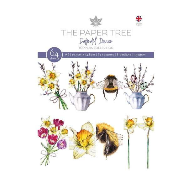 The Paper Tree - Toppers Collection "Daffodil Dance" A6 Aufleger