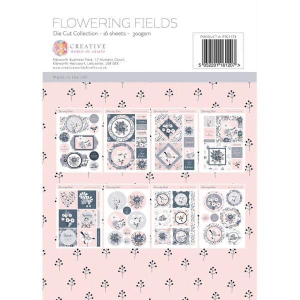 The Paper Tree - Die Cut Collection "Flowering Fields" Stanzteile Papier