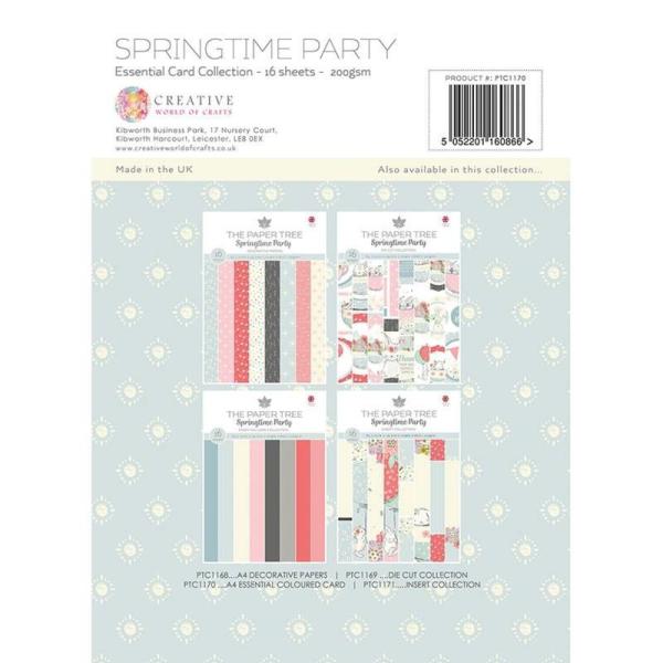 The Paper Tree - Card Collection "Springtime Party" A4 Cardstock