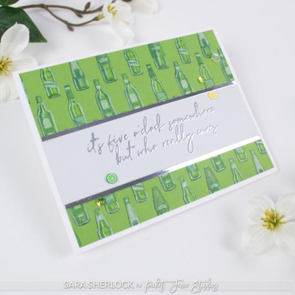 Picket Fence Studios - Stempelset "A Nice Cold One" Clear stamps