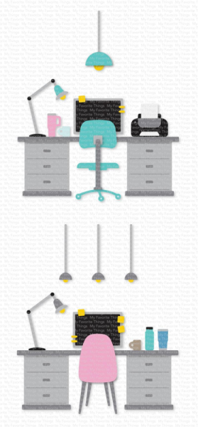 My Favorite Things - Stanzschablone "At My Desk" Die-namics