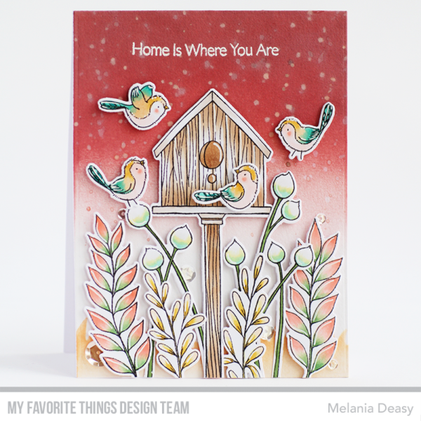 My Favorite Things - Stempel "SY Peaceful Birds" Clear Stamps