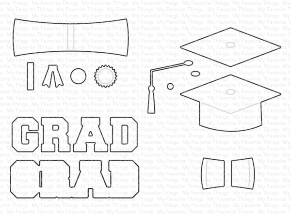 My Favorite Things - Stanzschablone "Iconic Grad" Die-namics