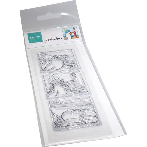 Marianne Design - Stempelset "Peek-A-Boo Beach" Clear Stamps