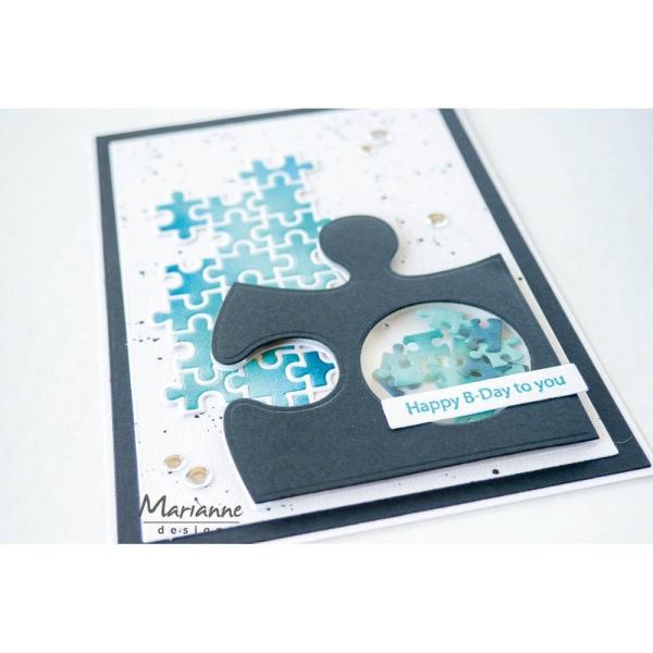 Marianne Design - Stanzschablone "Texture Puzzle" Craftables Dies