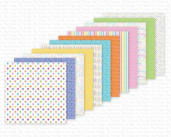 My Favorite Things - Designpapier "Birthday Brights" Paper Pad 6x6 Inch - 24 Bogen