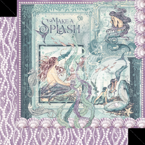 Graphic 45 - Designpapier "Make a Splash" Collection Pack 8x8 Inch - 16 Bogen