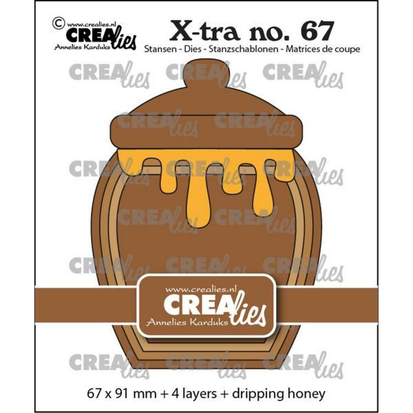 Crealies - Stanzschablone "Honey Pot" X-tra Dies