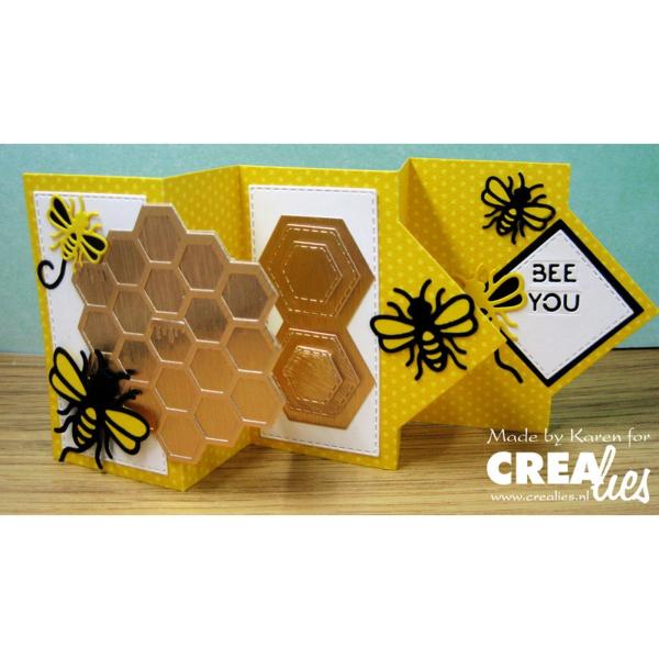 Crealies - Stanzschablone "Honeycomb" X-tra Dies