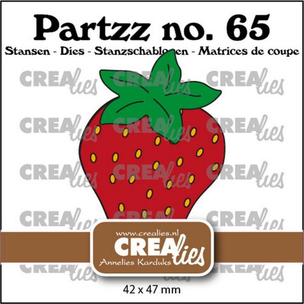 Crealies - Stanzschablone "Strawberry Large" Partzz Dies