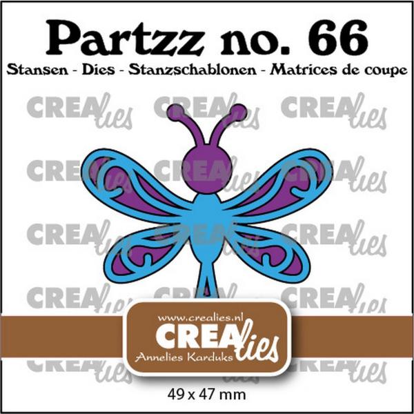 Crealies - Stanzschablone "Dragonfly Large" Partzz Dies