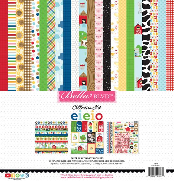 Bella BLVD - Designpapier "EIEIO" Collection Kit  