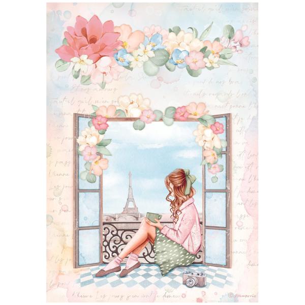 Stamperia - Decopatch Papier "Window" Decoupage A4 - 6 Bogen  