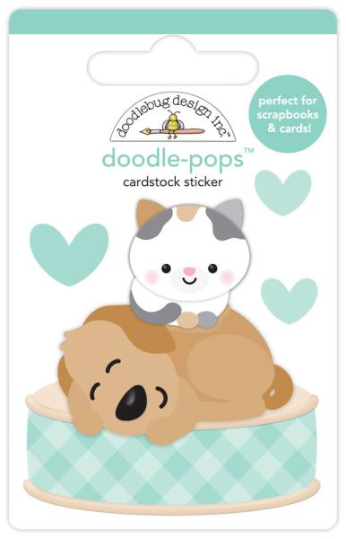 Doodlebug Design - Doodle-Pops "Best Friends" Sticker 