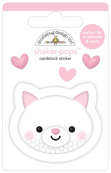 Doodlebug Design - Dimensional-Sticker "Here Kitty Kitty" Shaker-Pops