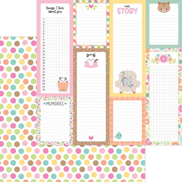 Doodlebug Design - Designpapier  "Pretty Kitty " Paper Pack 12x12 Inch - 12 Bogen