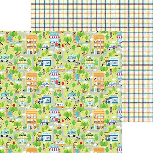 Doodlebug Design - Designpapier  "Doggone Cute " Paper Pack 12x12 Inch - 12 Bogen