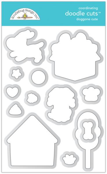 Doodlebug Design - Stanzschablone "Doggone Cute" Doodle Cuts