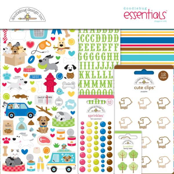 Doodlebug Design Doggone Cute Essential Kit 