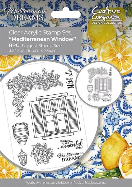 Crafters Companion - Stempelset "Mediterranean Dreams" Clear Stamps