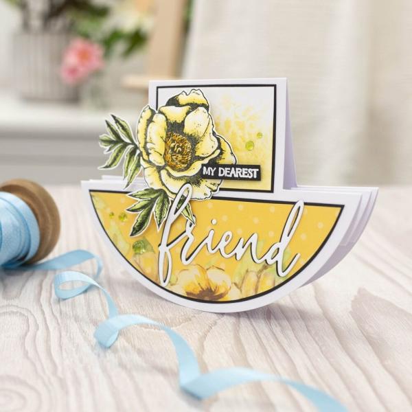 Crafters Companion - vorgestanzte Kartenrohlinge "Step Rocker Card" Die-Cut Card Bases & Envelopes