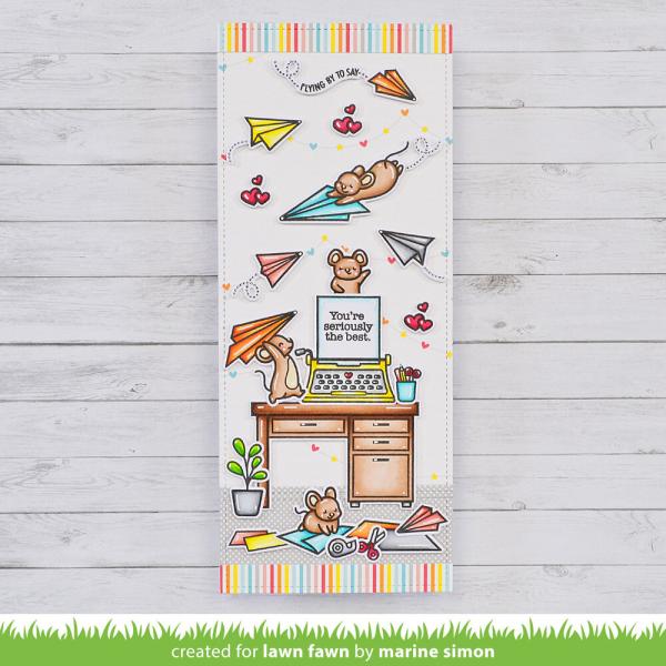 Lawn Fawn - Stempelset "Just Plane Awesome" Clear Stamps