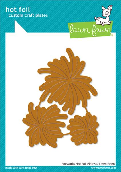 Lawn Fawn - Heißfolienplatte "Fireworks" Hot Foil Plate