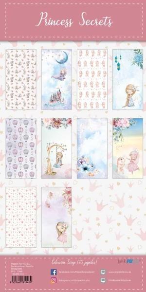 Papers For You - Designpapier "Princess Secrets" Scrap Paper Pack 6x12 Inch - 10 Bogen 