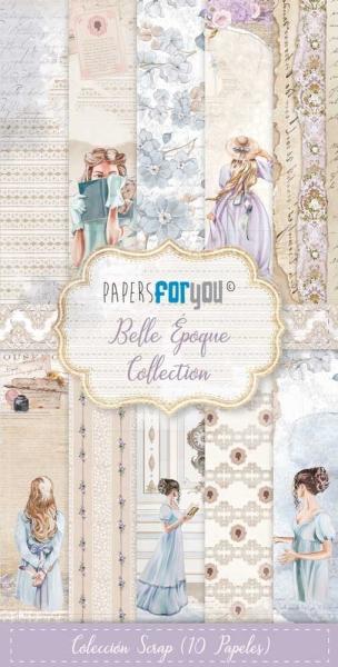 Papers For You - Designpapier "Belle Époque" Scrap Paper Pack 6x12 Inch - 10 Bogen 