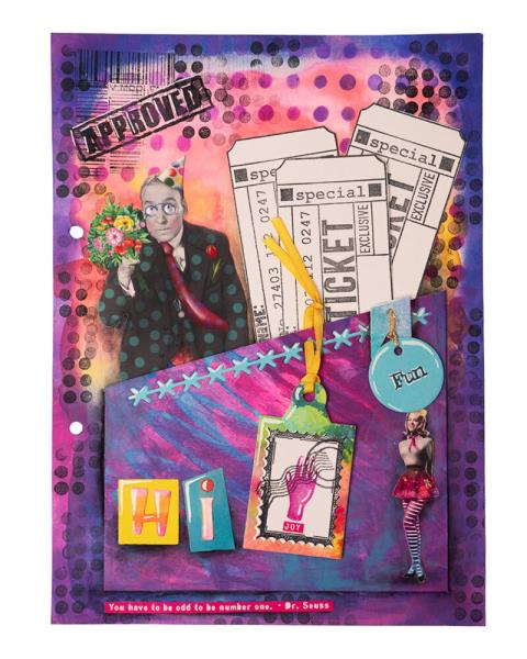 Art By Marlene - Stempelset "One-Way Ticket" Signature Collection Clear Stamps