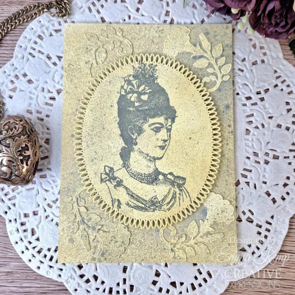 Woodware - Stempelset "Vintage Lady" Clear Stamps 