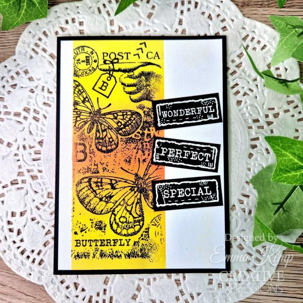 Woodware - Stempel "Junk Labels" Clear Stamps