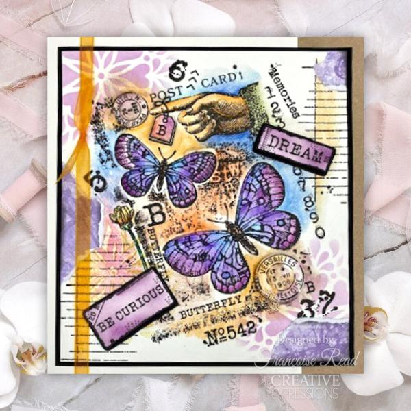 Woodware - Stempel "Distressed Labels" Clear Stamps