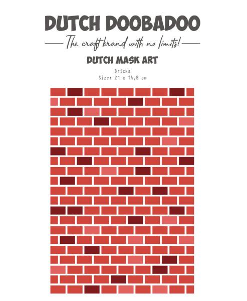 Dutch Doobadoo - Schablone A5 "Bricks" Stencil - Dutch Mask Art