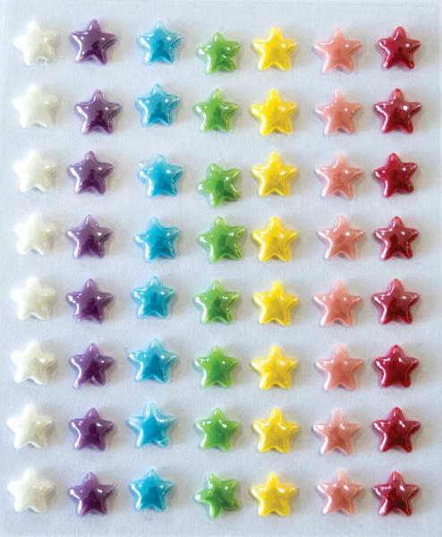 Craft Consortium - Enamel Dots "Fairy Wishes Stars" 56 Klebesteine 