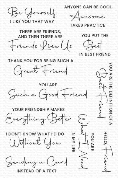 My Favorite Things Stempelset "Friends Like Us" Clear Stamps