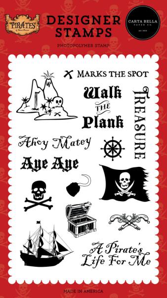 Carta Bella - Stempelset "Walk The Plank" Clear Stamps