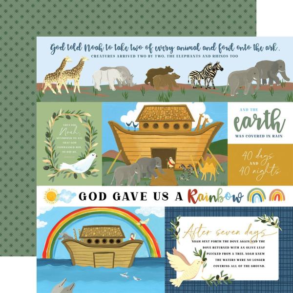 Echo Park - Designpapier "Noah's Ark" Collection Kit 12x12 Inch - 12 Bogen