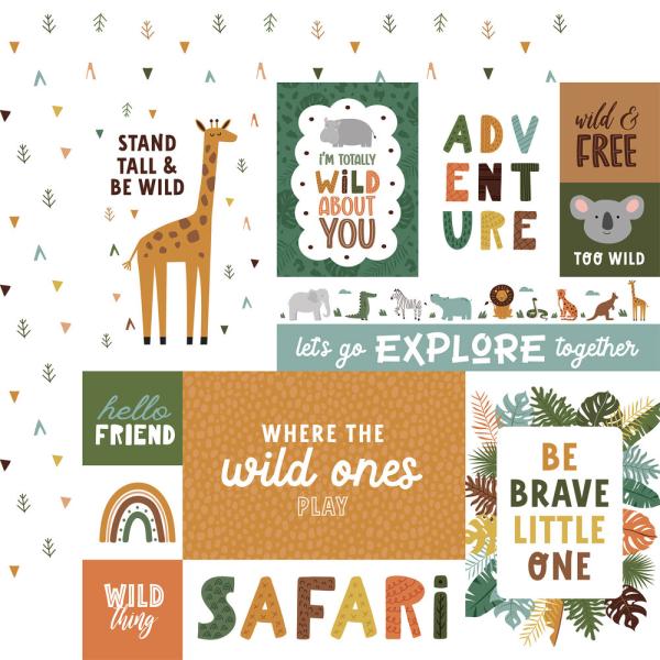 Echo Park - Designpapier "Little Explorer" Collection Kit 12x12 Inch - 12 Bogen