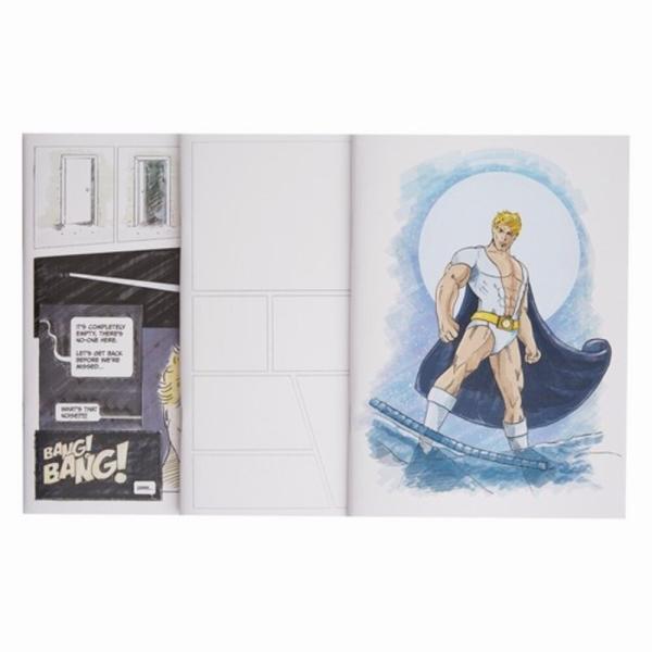 Docrafts - Skizzenbuch "Graphic Novel" Artiste Sketchbooks A4 - 3-teiliges Set je 40 Seiten