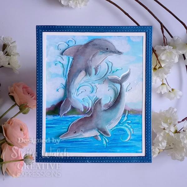 Creative Expressions - Stanzschablone "Dolphin Dive" Cut & Lift Collection Dies Design by Cathie Shuttleworth