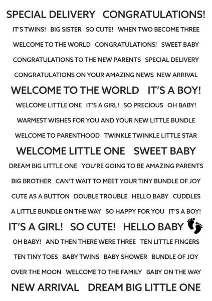 Creative Expressions - Embesllishment "Sweet Baby"