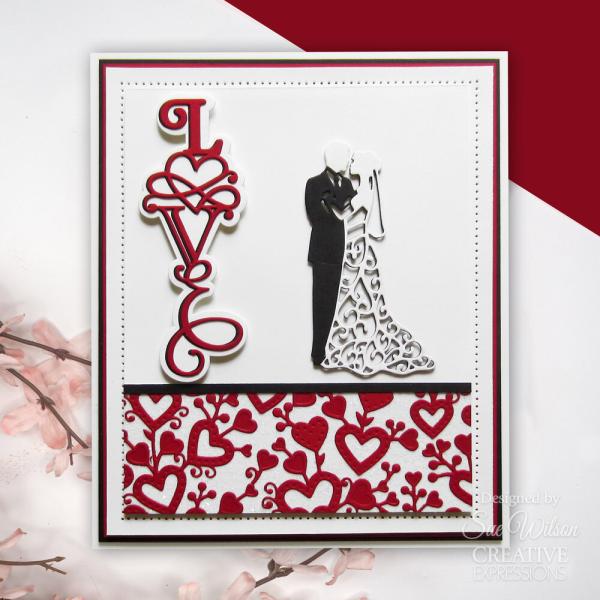 Creative Expressions - Stanzschablone "Border Collection Love" Craft Dies Design by Sue Wilson