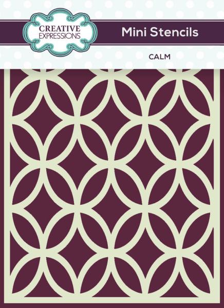 Creative Expressions - Schablone "Calm" Mini Stencil 