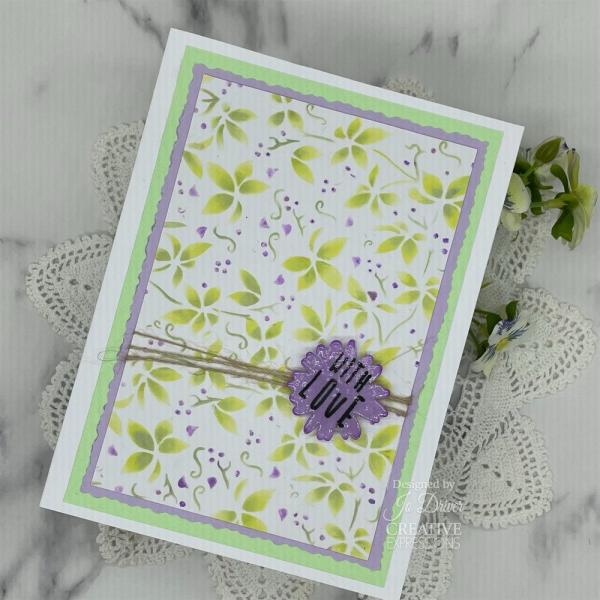 Creative Expressions - Schablone "Flourish" Mini Stencil 